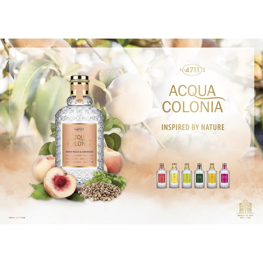 4711 kolonjska voda Acqua Colonia bela breskev in koriander - 100 ml