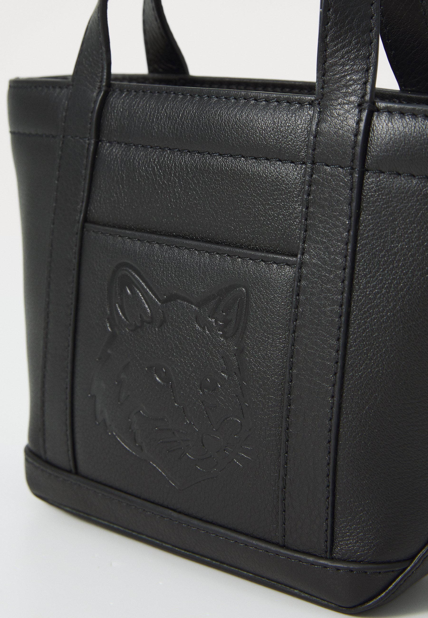 Maison Kitsuné FOX HEAD MINI TOTE - Handtas - zwart