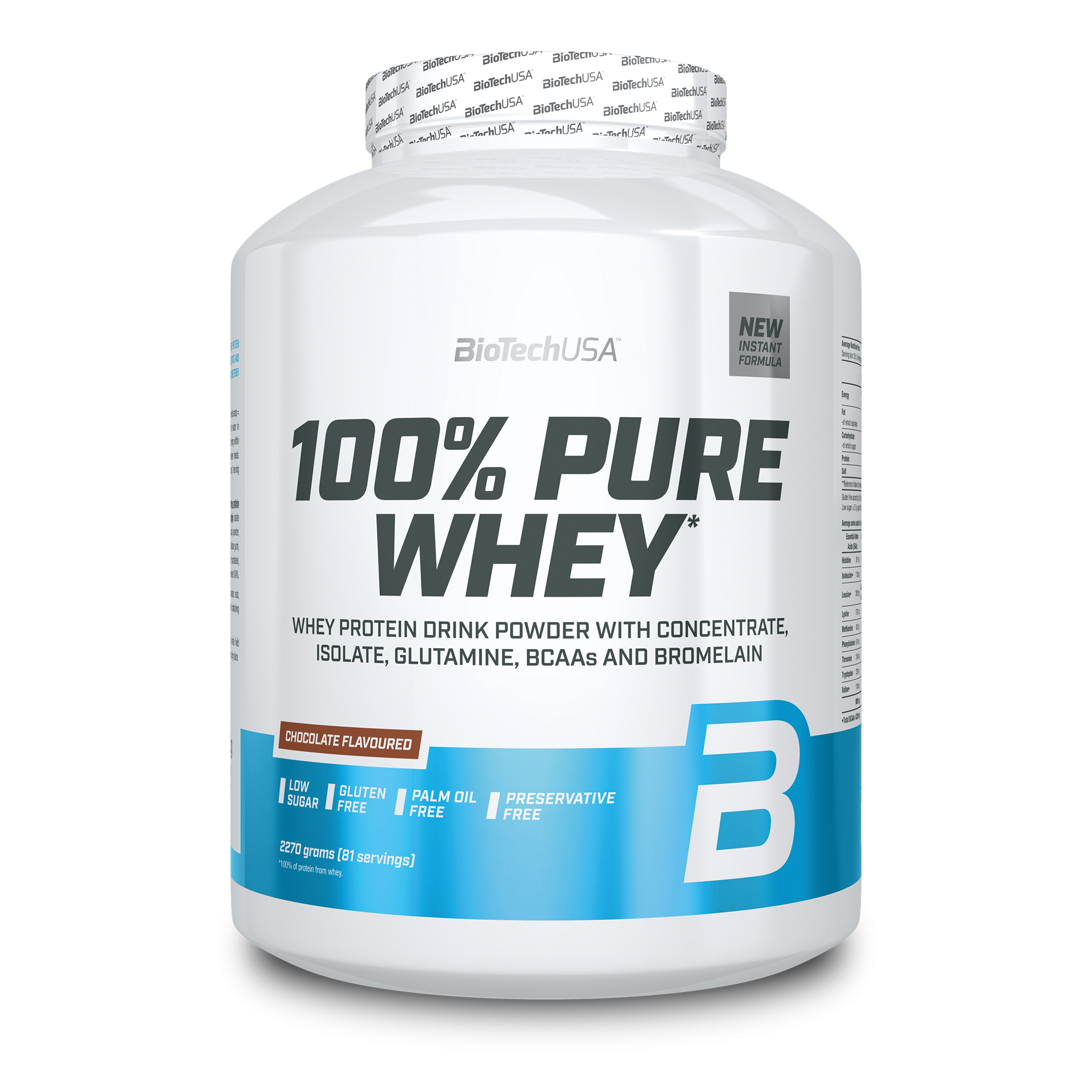 100% čistý srvátkový proteínový doplnok v čokoládovom prášku Srvátkový proteín (WHEY)