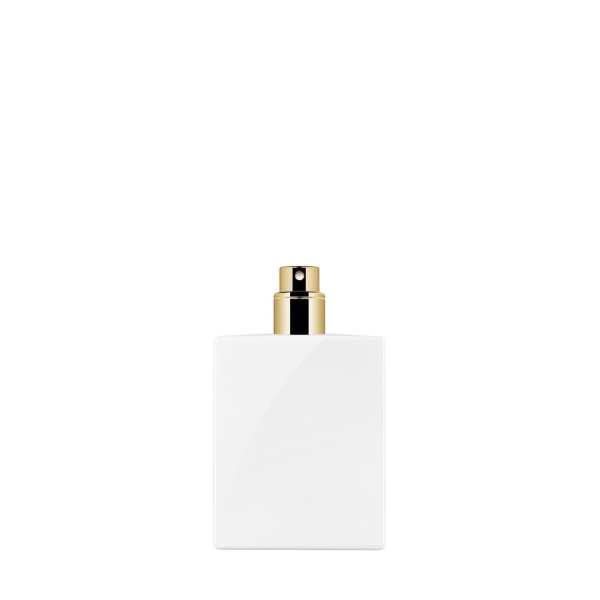 Flacon en verre blanc brillant Victor FEA 15 de 50 ml