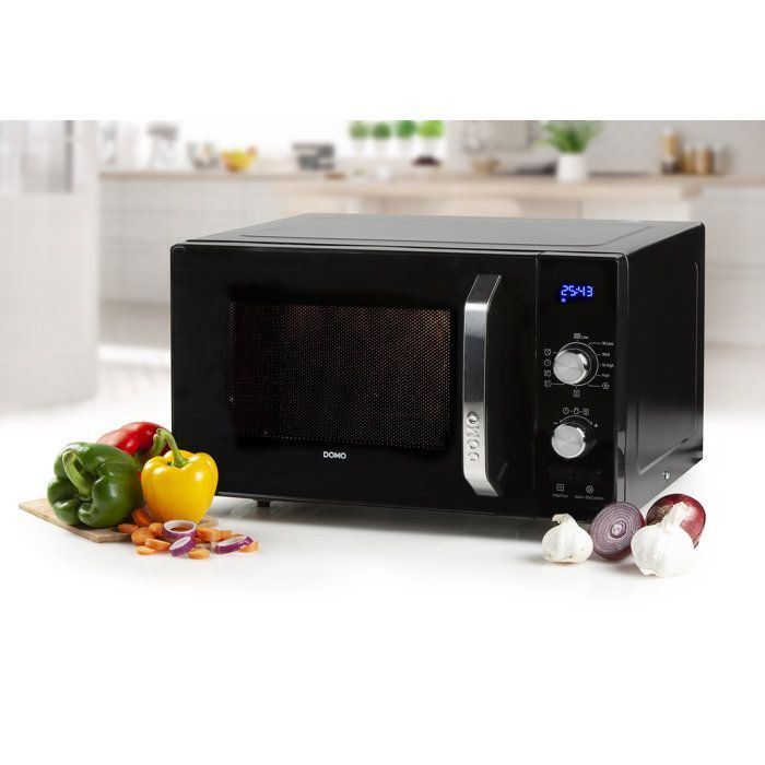 Microondas - DOMO - DO2924 - Negro - 48,5 x 40,8 x 29,3 cm - 23 L - 800 W - Función única - 5 niveles de potencia