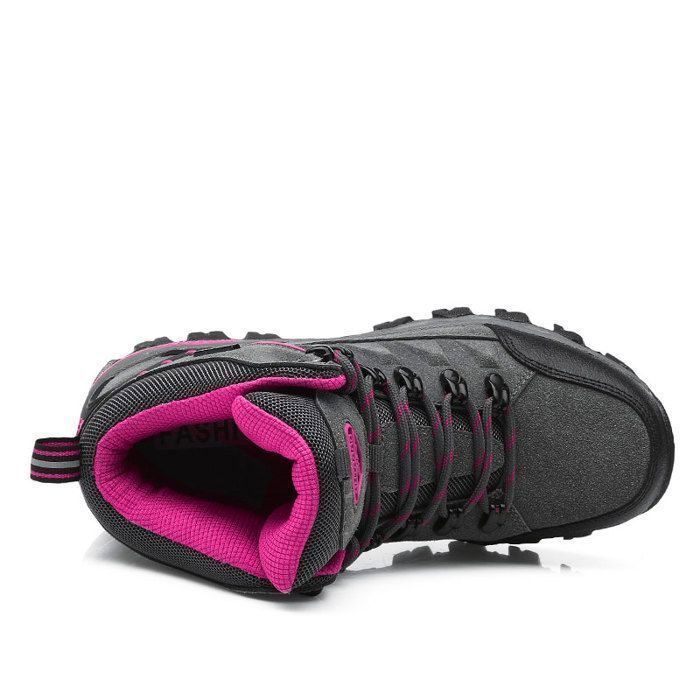 Botas de caminhada femininas - HENRVIEG - Antiderrapantes, respiráveis, confortáveis e esportivas