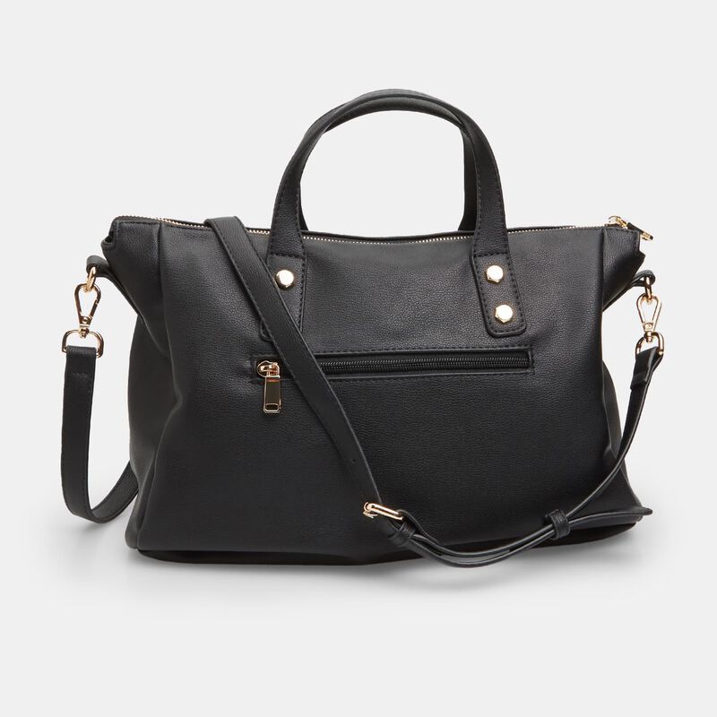 Torba materiałowa da donna con doppio manico con foulard