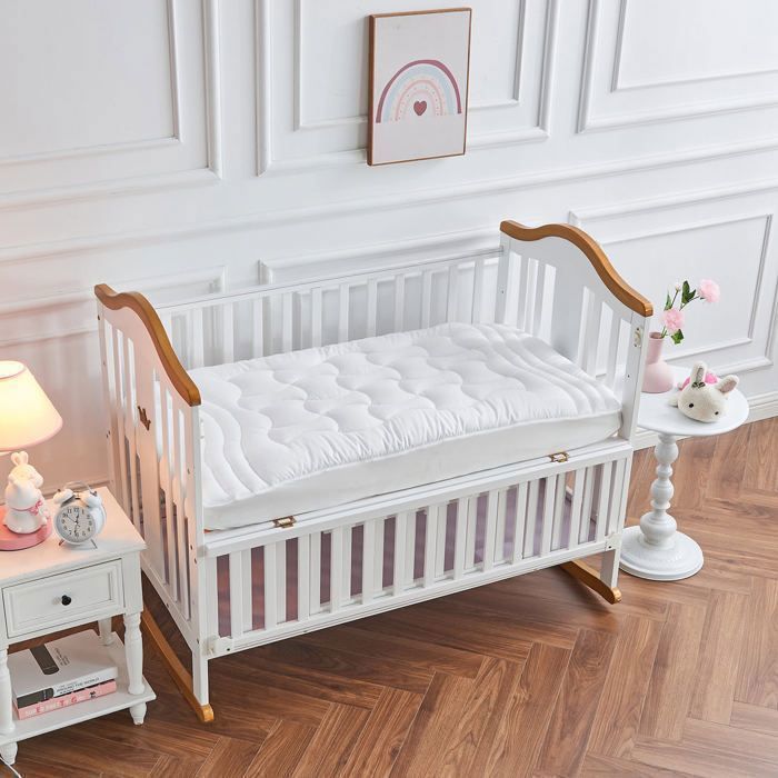 Cubrecolchón para bebé - ConforProtect - 60x120cm - 4cm de grosor - Impermeable - Hipoalergénico