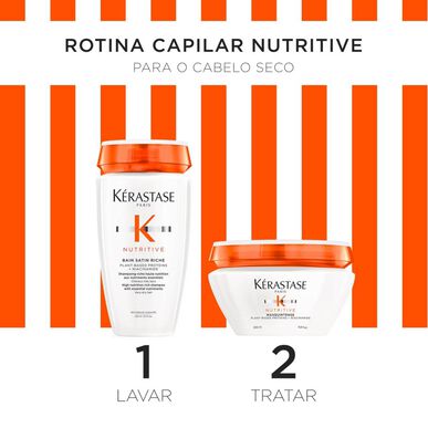 Dárková sada pro suché vlasy Kérastase Pack Nutritive Bain Satin Riche Masquintense 1 ks 1 ks