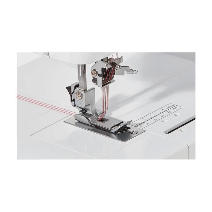 Máquina de recubrir BROTHER CV3550 - 5, 4, 3 y 2 hilos - Brazo libre - Amplia área de trabajo
