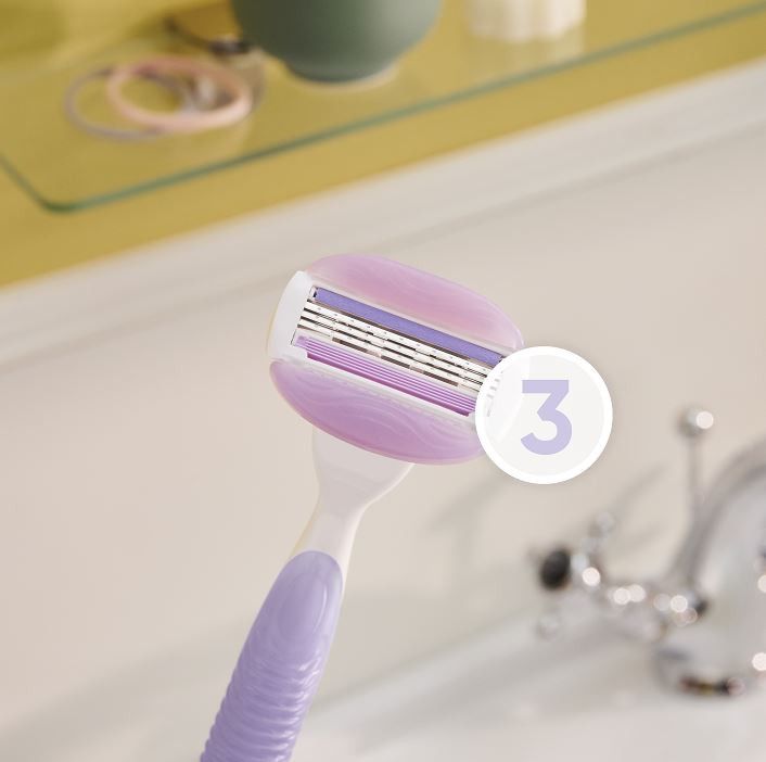 Moteriškas skustuvas „Venus Breeze Plus“ Moteriški skustuvo peiliukai