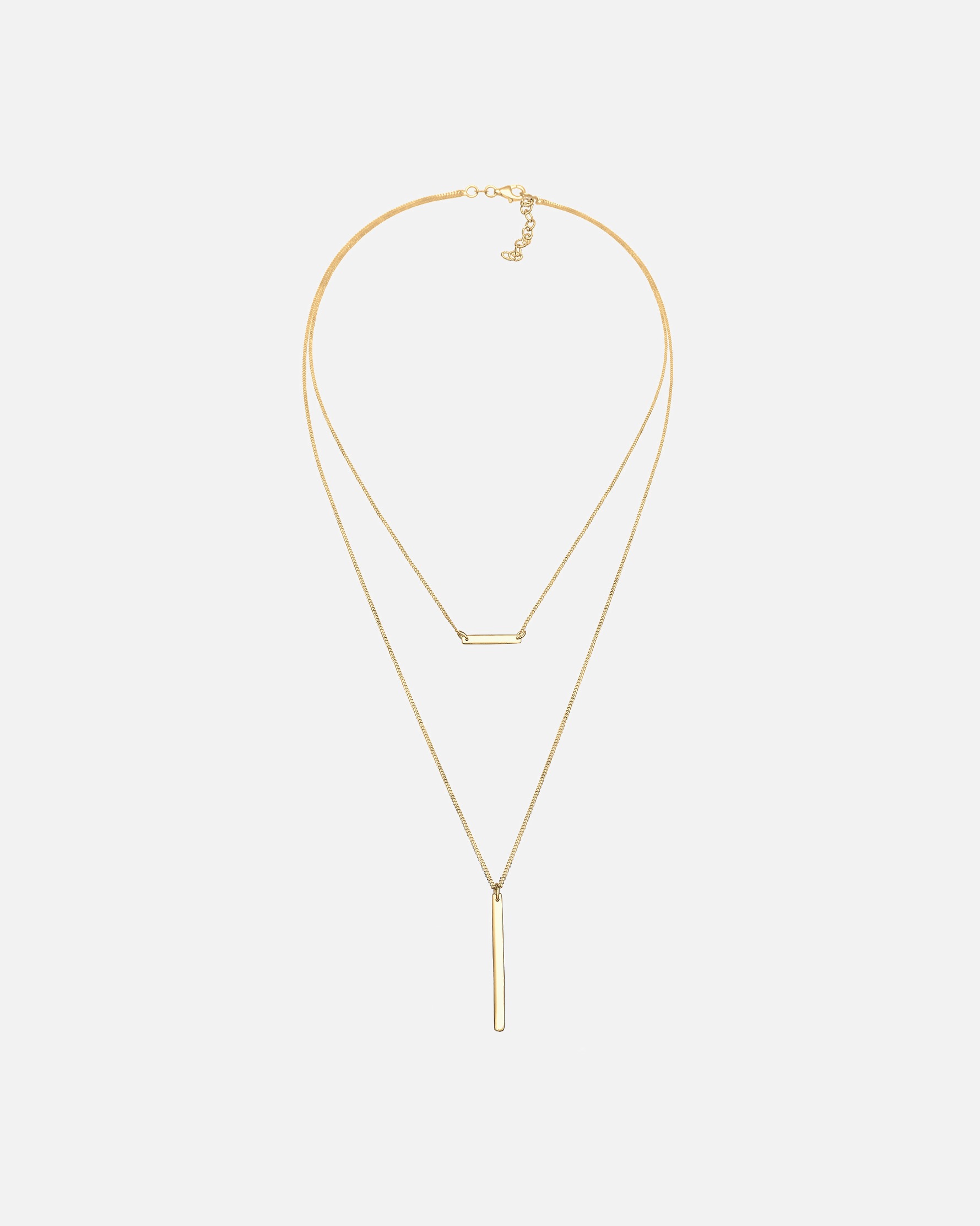 Elli Femme Choker Couches Minimale - (925/1000) Argent