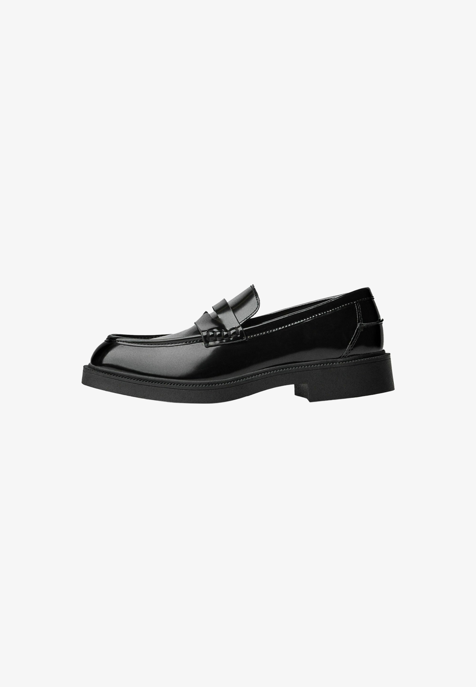 Mocassins Bershka à bout rond - Mocassins élégants - Noirs
