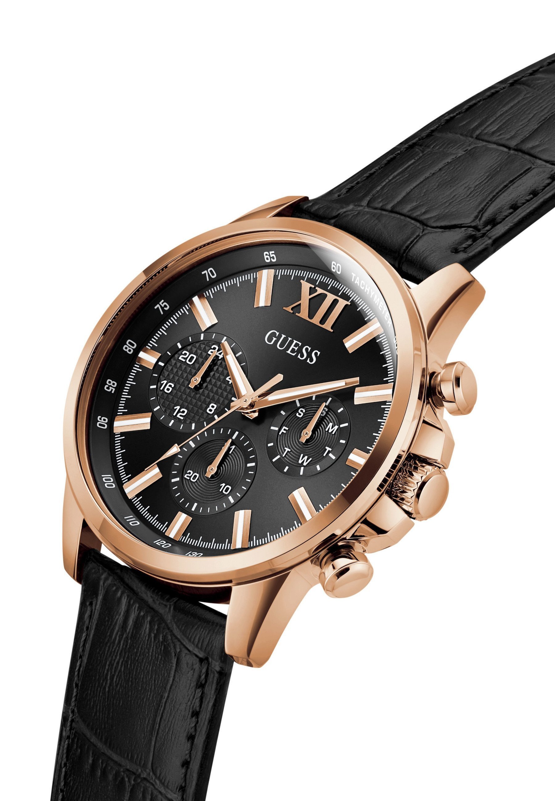 Guess WALKER - Chronograafhorloge - zwart