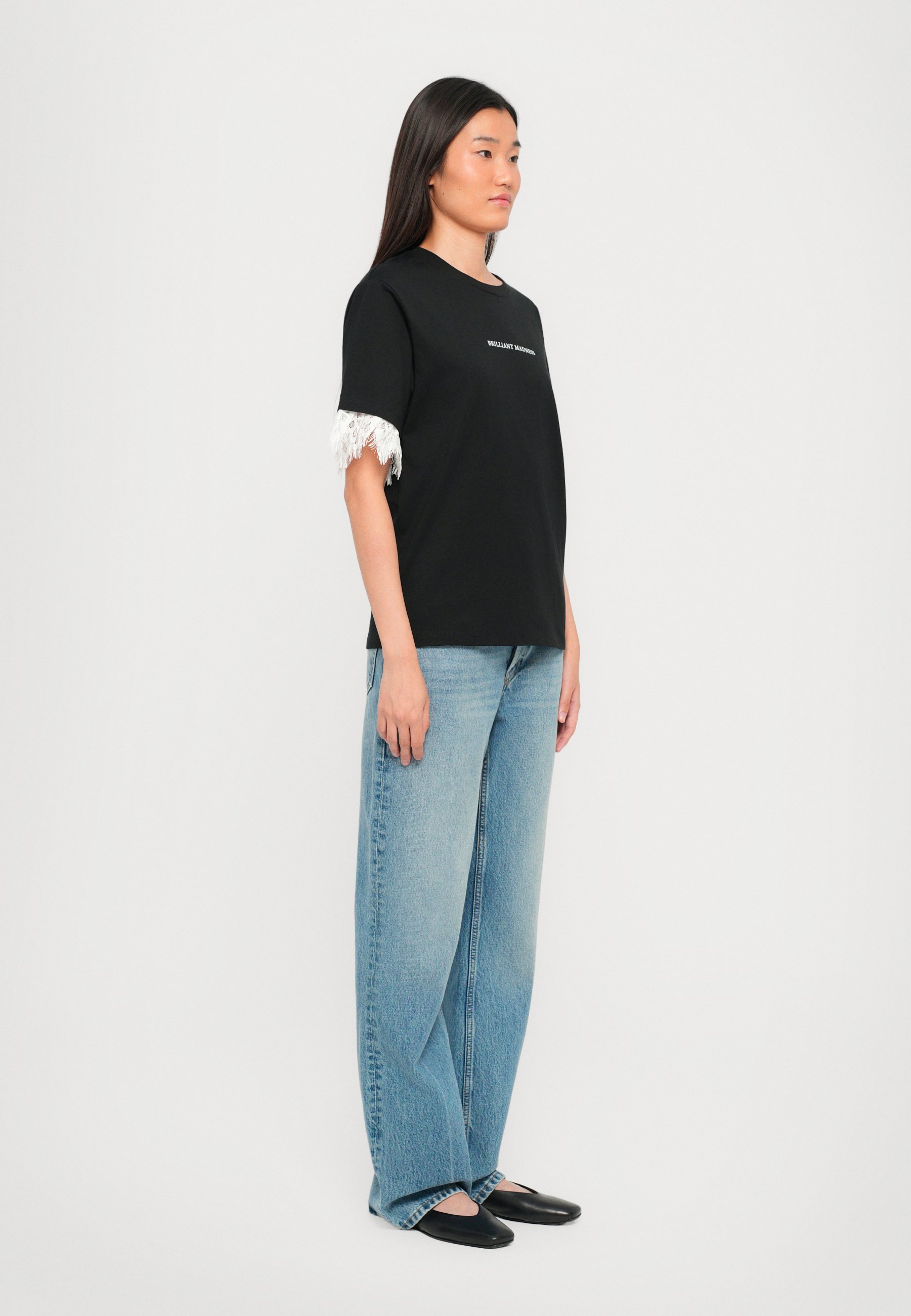 Het Kooples T-shirt met print - zwart