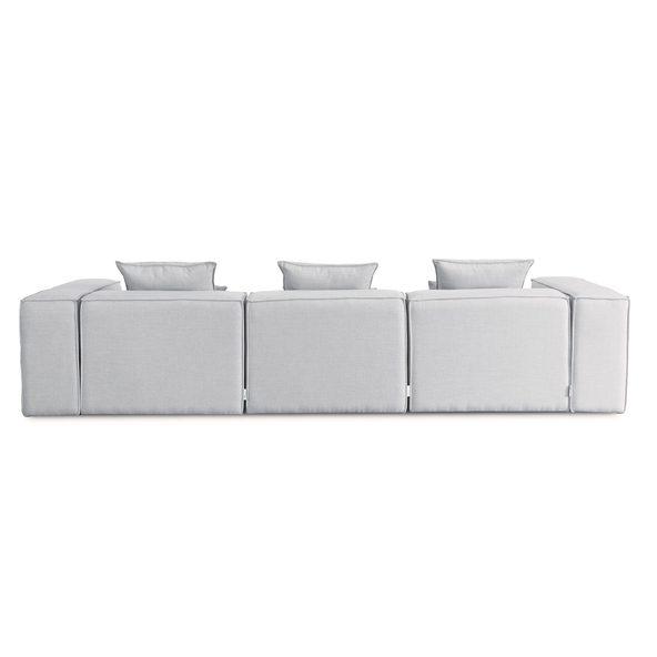 Modulares Sofa VERONA, L, hellgrau