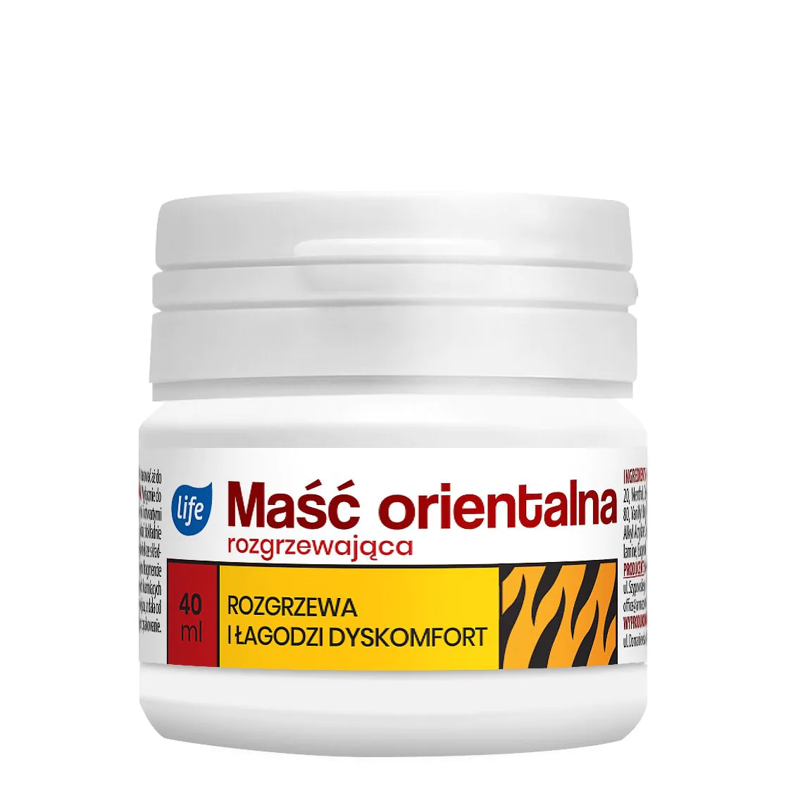 Life, Maść orientalna rozgrzewająca