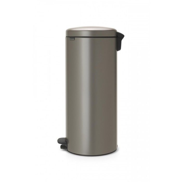 Cubo de basura con pedal - BRABANTIA - NewIcon - 30L - Cierre suave - Cubo interior de plástico