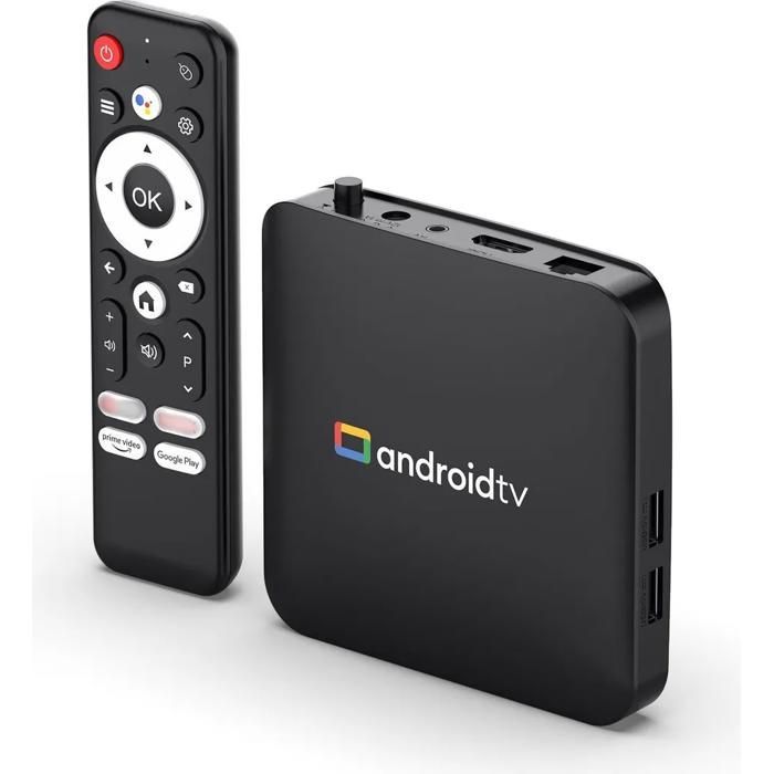 H96 Max Android TV Box - Android 14.0 4K HDR Quad Core 2G+16G WiFi2.4G/5G Google TV