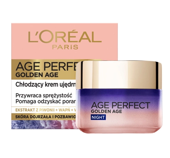 L’Oréal Paris Age Perfect Golden Age chłodzący krem ujędrniający na noc 50ml