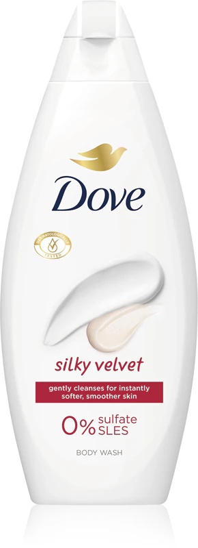 Dove Silky Velvet negovalni gel za prhanje