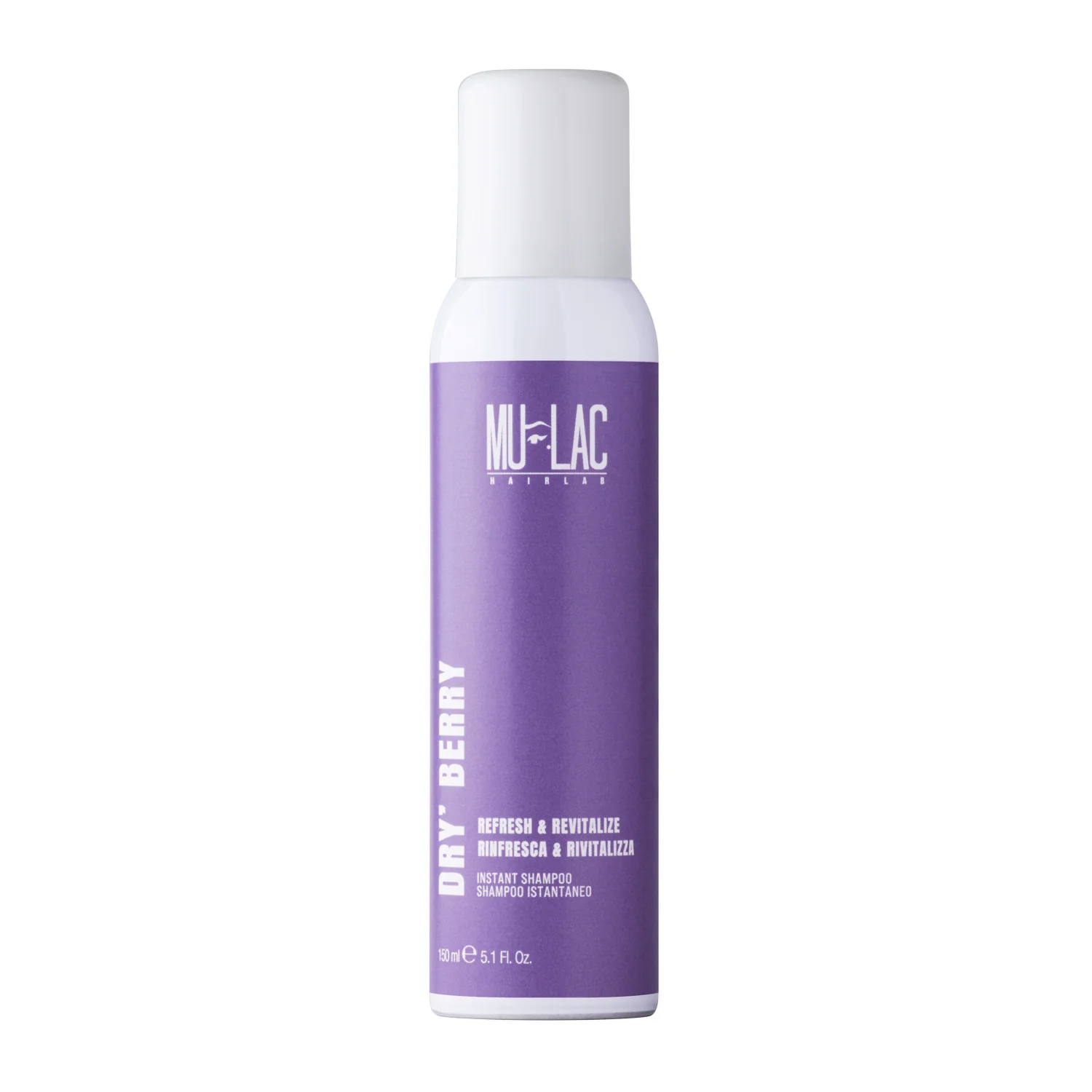 Hairlab DRY'BERRY Instant Shampoo - Shampoo Secco, Spray Capelli Styling & Finish