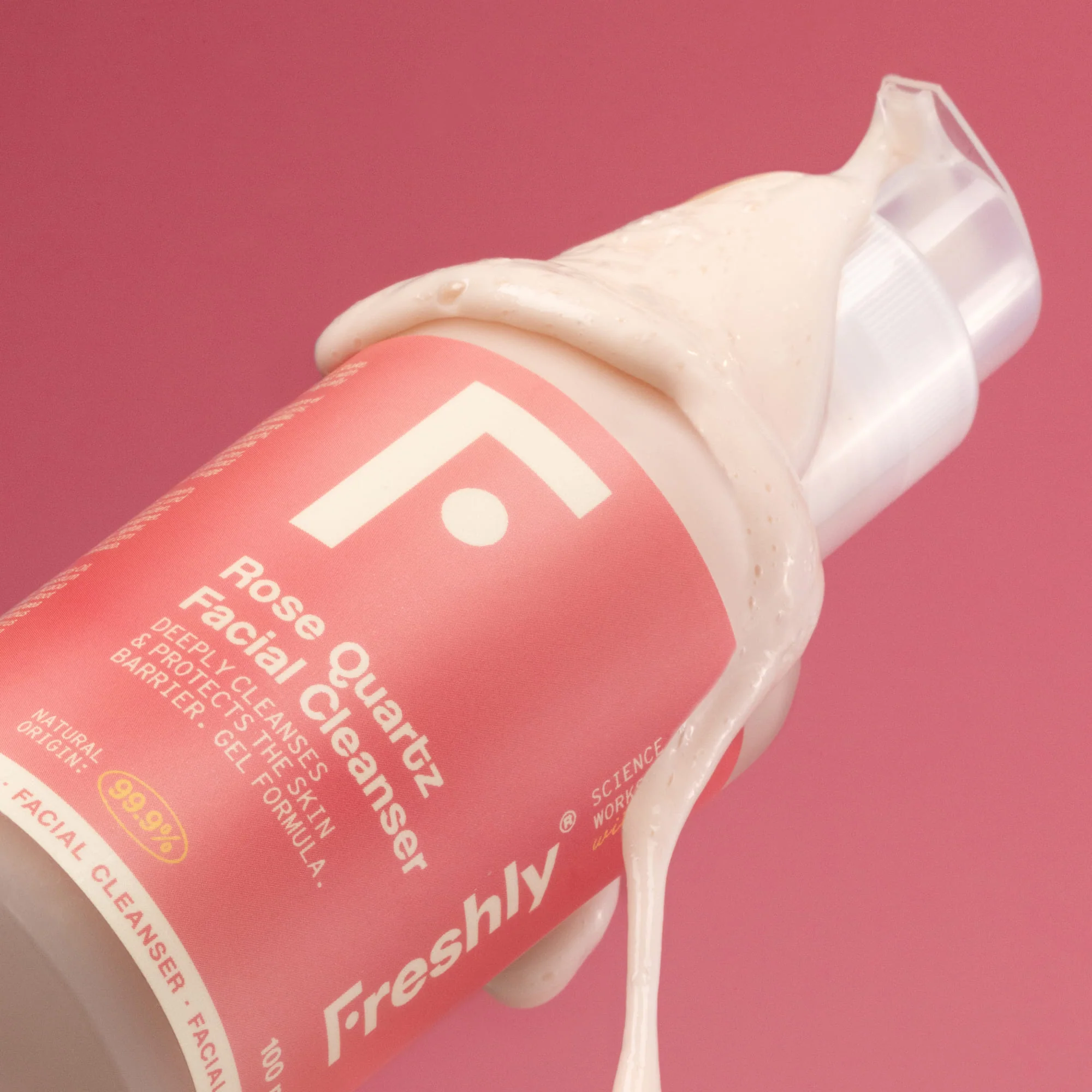 Viso Rose Quartz Facial Cleanser - Gel detergente viso
