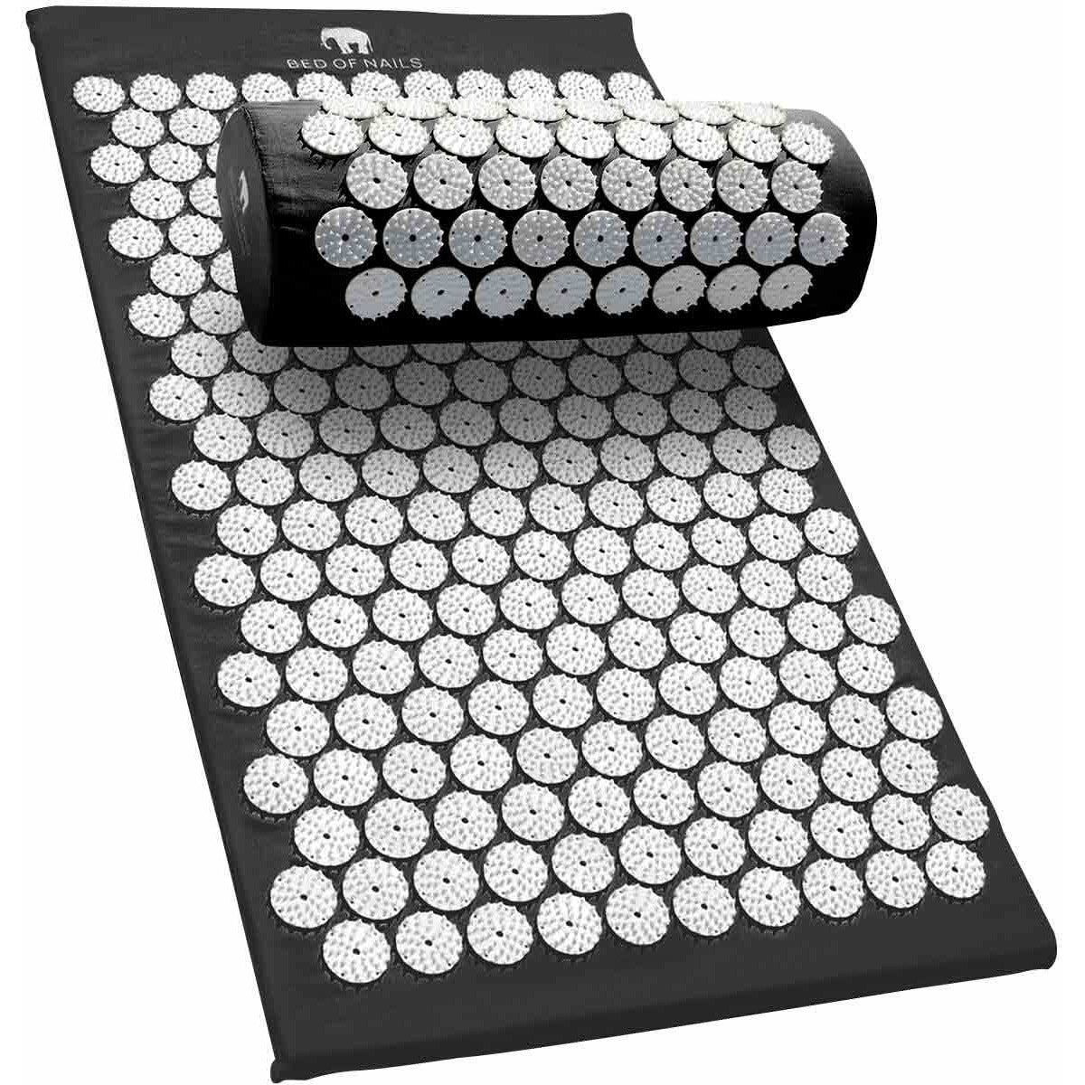 Set de accesorios para masaje de lecho ungueal BON – Esterilla negra + cojín – 2 piezas
