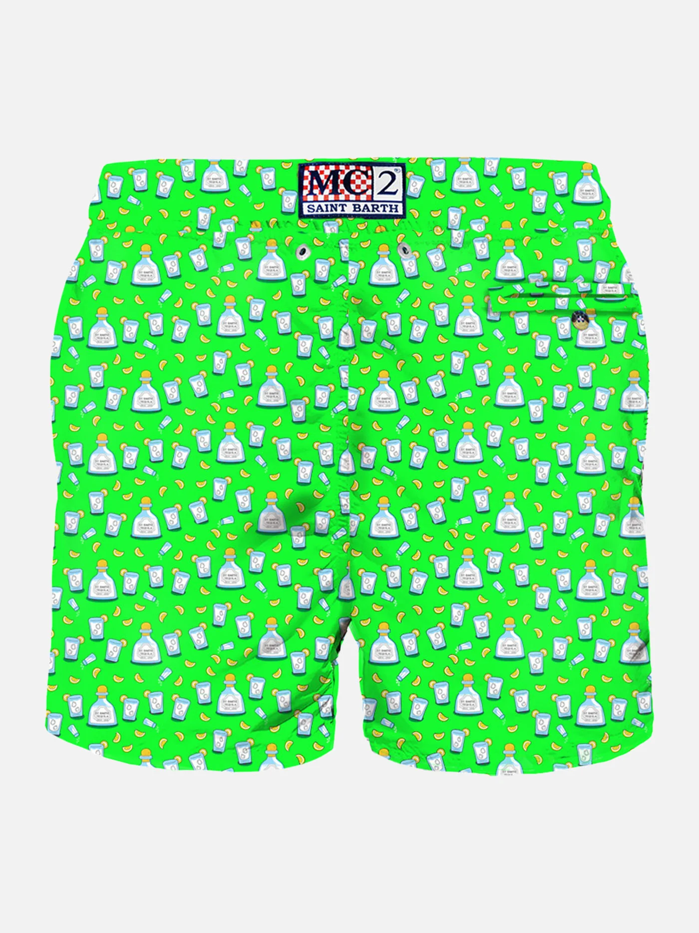 Leichte Badehose für Herren mit Tequila-Print