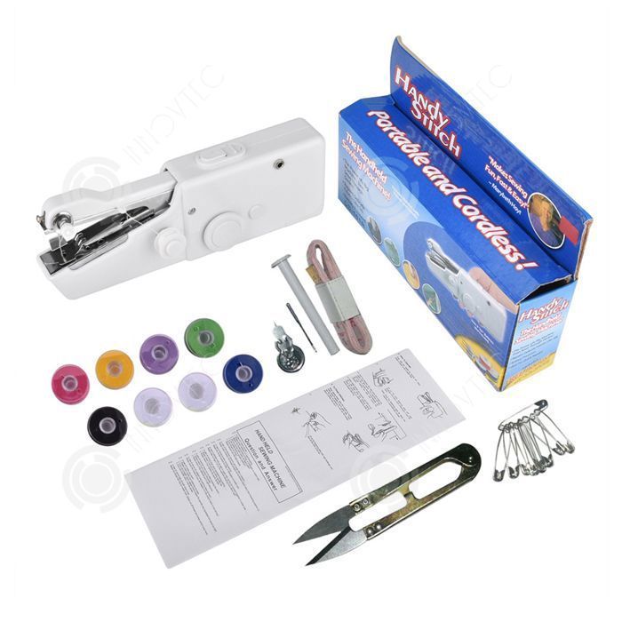 INN machine a coudre portable avec de riches accessoires pour couture rapide et artisanat de couture mini sans fil machine a coudre