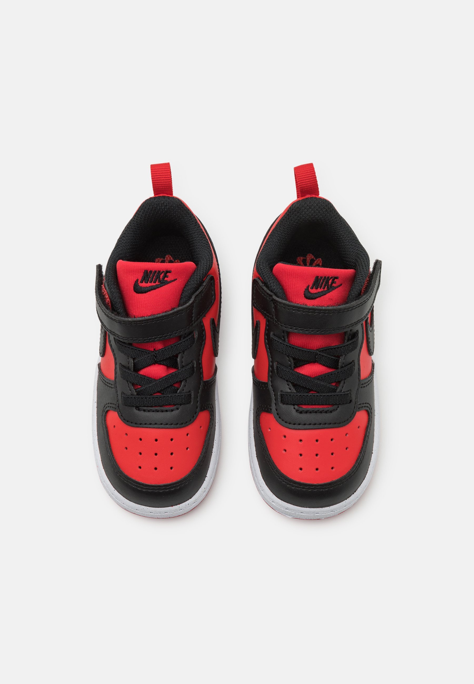 Nike Sportswear COURT BOROUGH LOW RECRAFT UNISEX - Sneakers - universiteitsrood/zwart/wit
