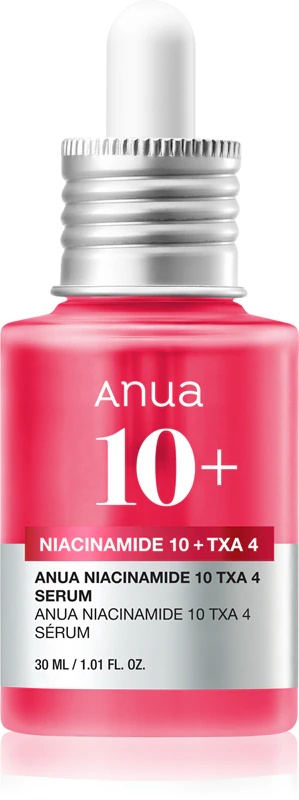 Anua niacinamīds 10% + TXA 4% tumšo plankumu koriģējošs serums – gaišāks serums ādas toni izlīdzināšanai