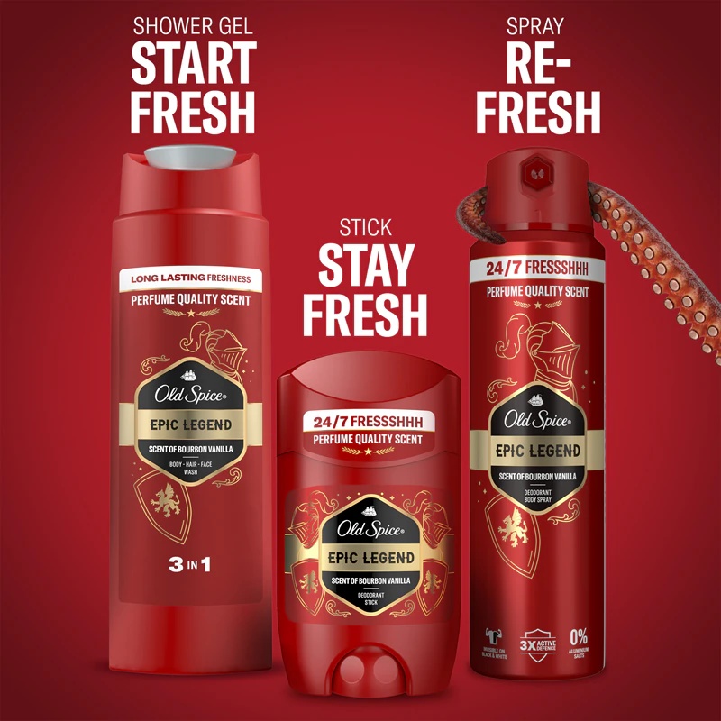 Darilni set Old Spice Epic Legend Knight za moške