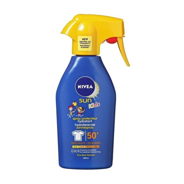 NIVEA Sun Kids Protect & Hydrate zaščitni sprej za sončenje SPF50+, 270 ml