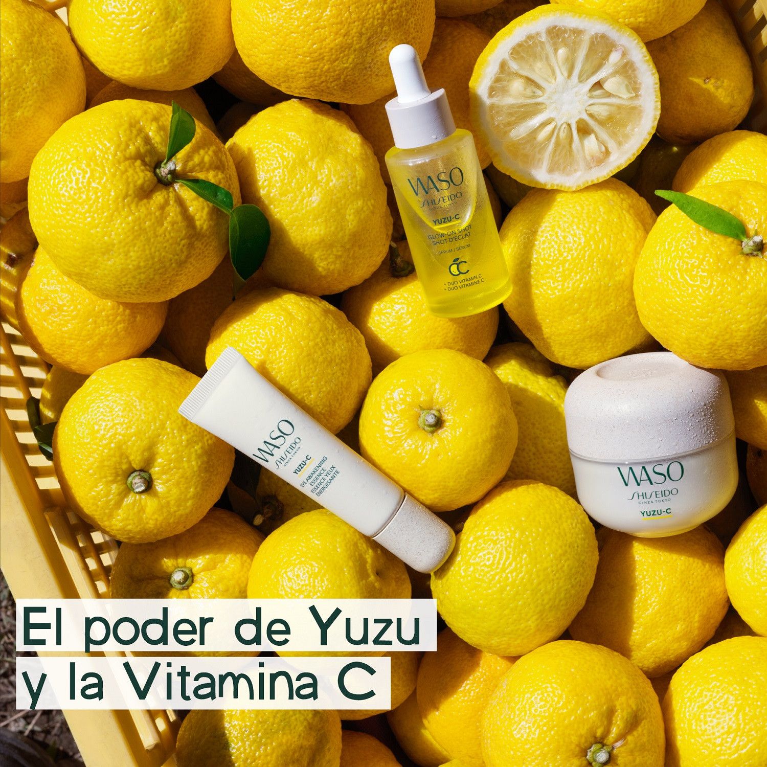 „Waso Yuzu-C Eye Awakening Essence“ Prabangi akių kontūro priemonė