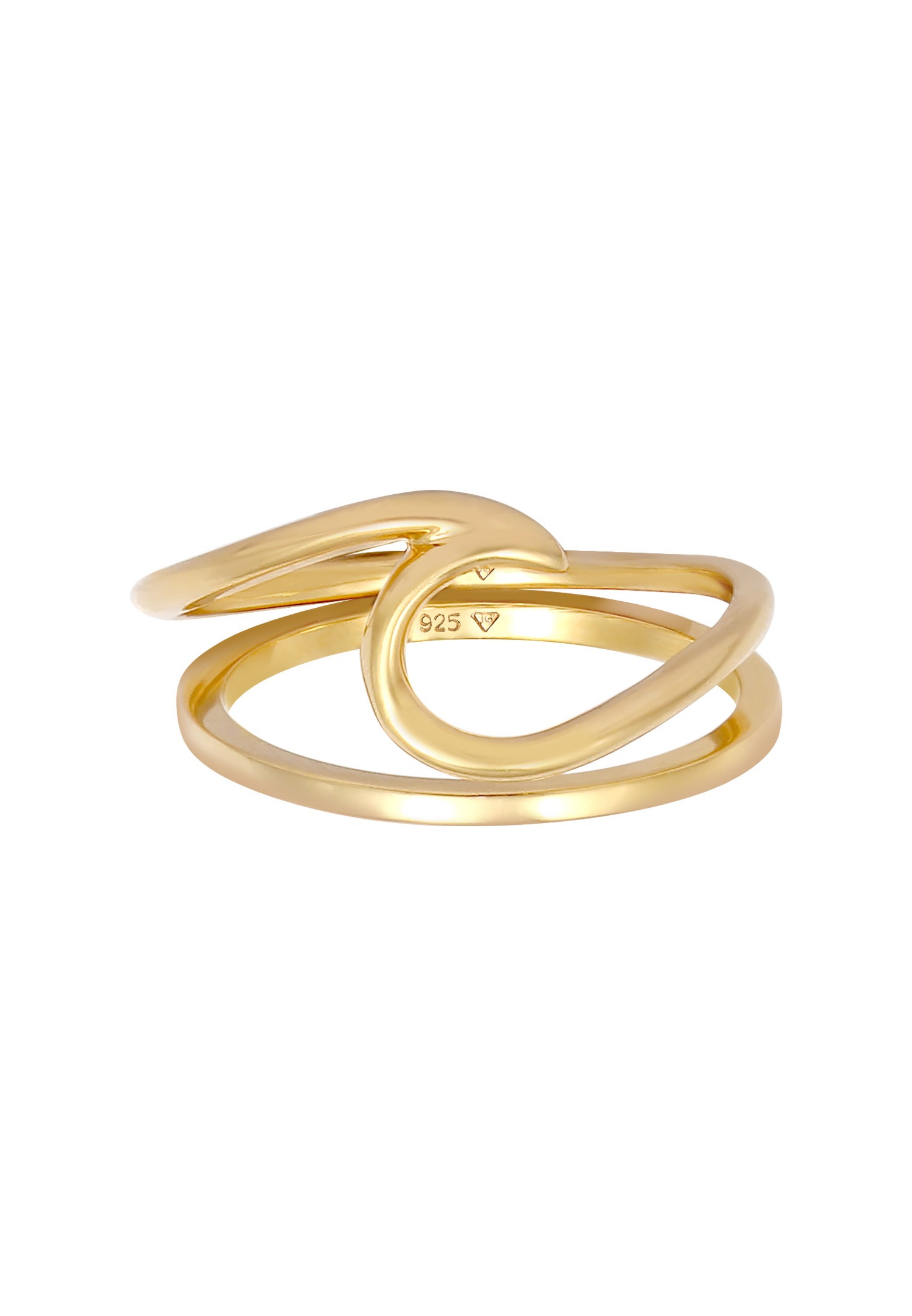 Elli Femmes Set Vague Basique Maritime en Argent Sterling 925