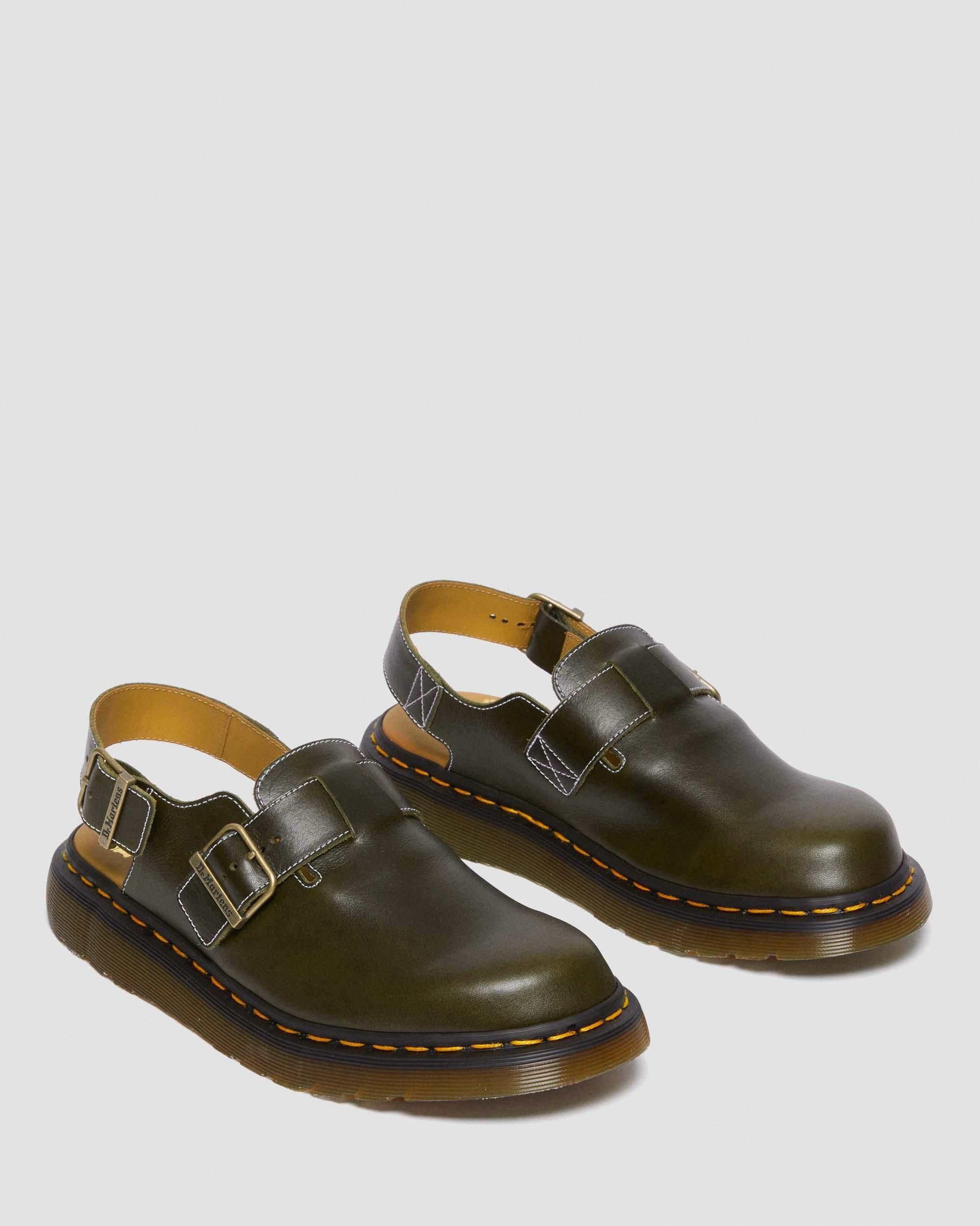 Jorge Made in England Classic Leather Slingback Mules