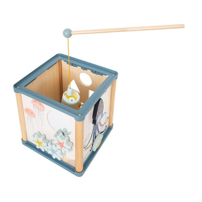 Cube d'éveil - Small Foot - 11910 - Bois - 5 activités - 12 mois et plus