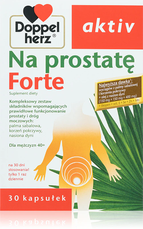 Doppelherz active Forte Prostate voedingssupplementcapsules voor prostaatproblemen