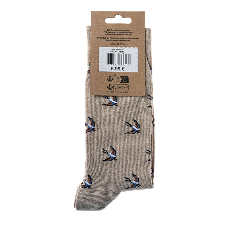 Calcetines y medias beige para hombre