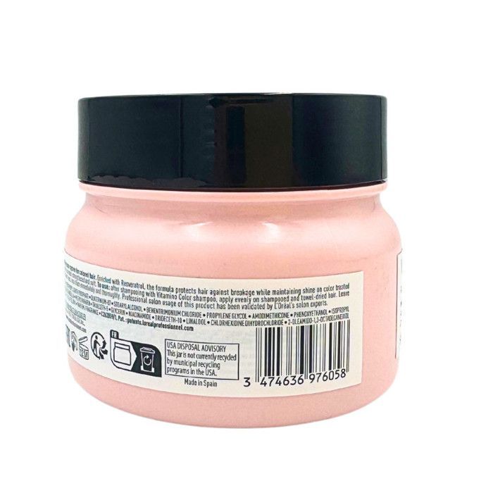 Masque - L'Oréal Professionnel - Vitamino Color - 250 ml - Cheveux colorés - Soin hydratant