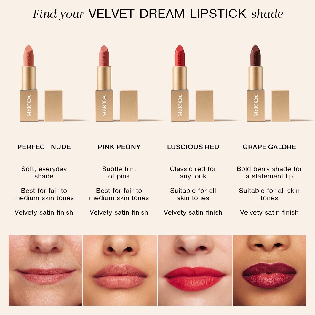 Meroda Lippenstift Velvet Dream Lippenstift - 4 g