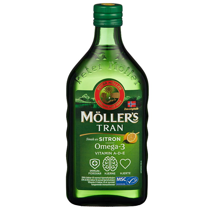 Möller's Möller's Tran 500 ml Citron