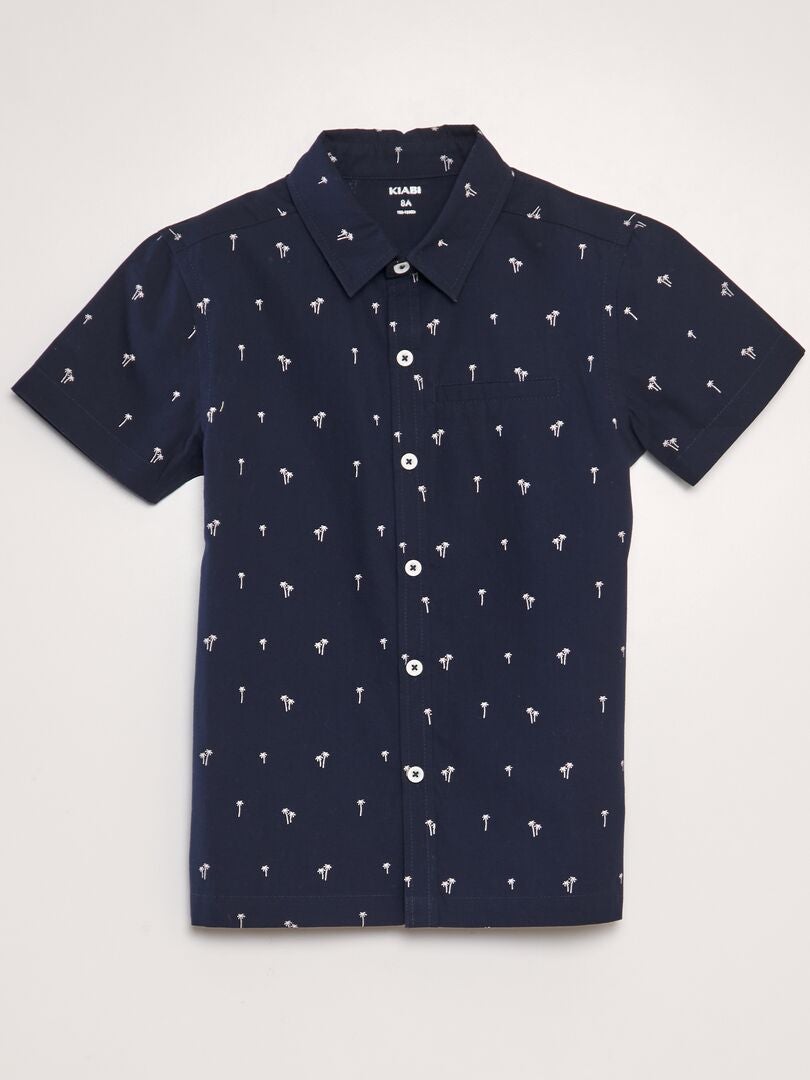 Camisa de manga corta - AZUL