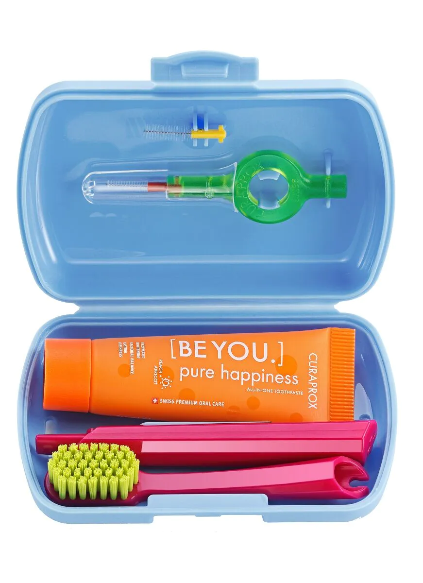 Curaprox Travel Set Blue