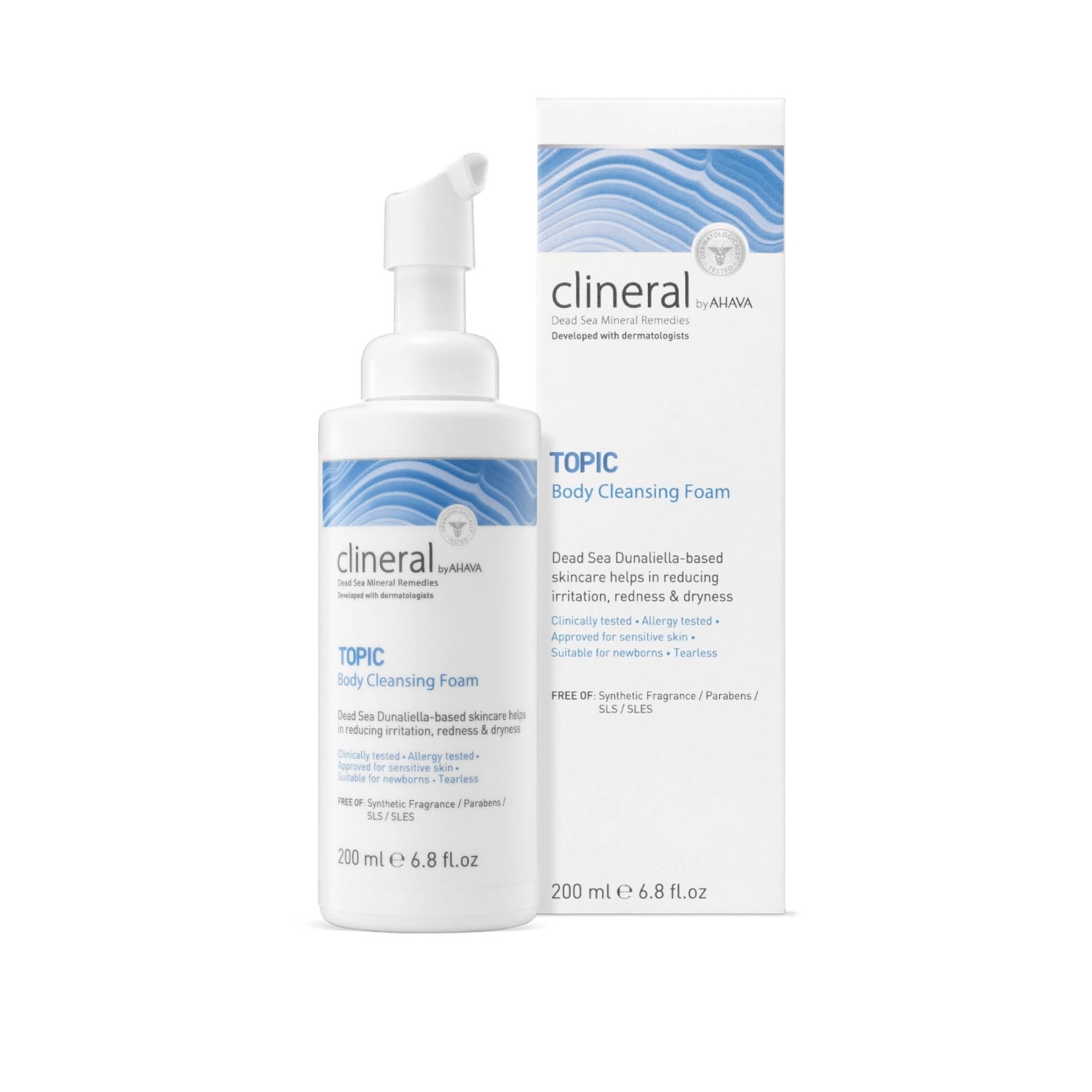 AHAVA Clineral TOPIC Body Cleansing Foam