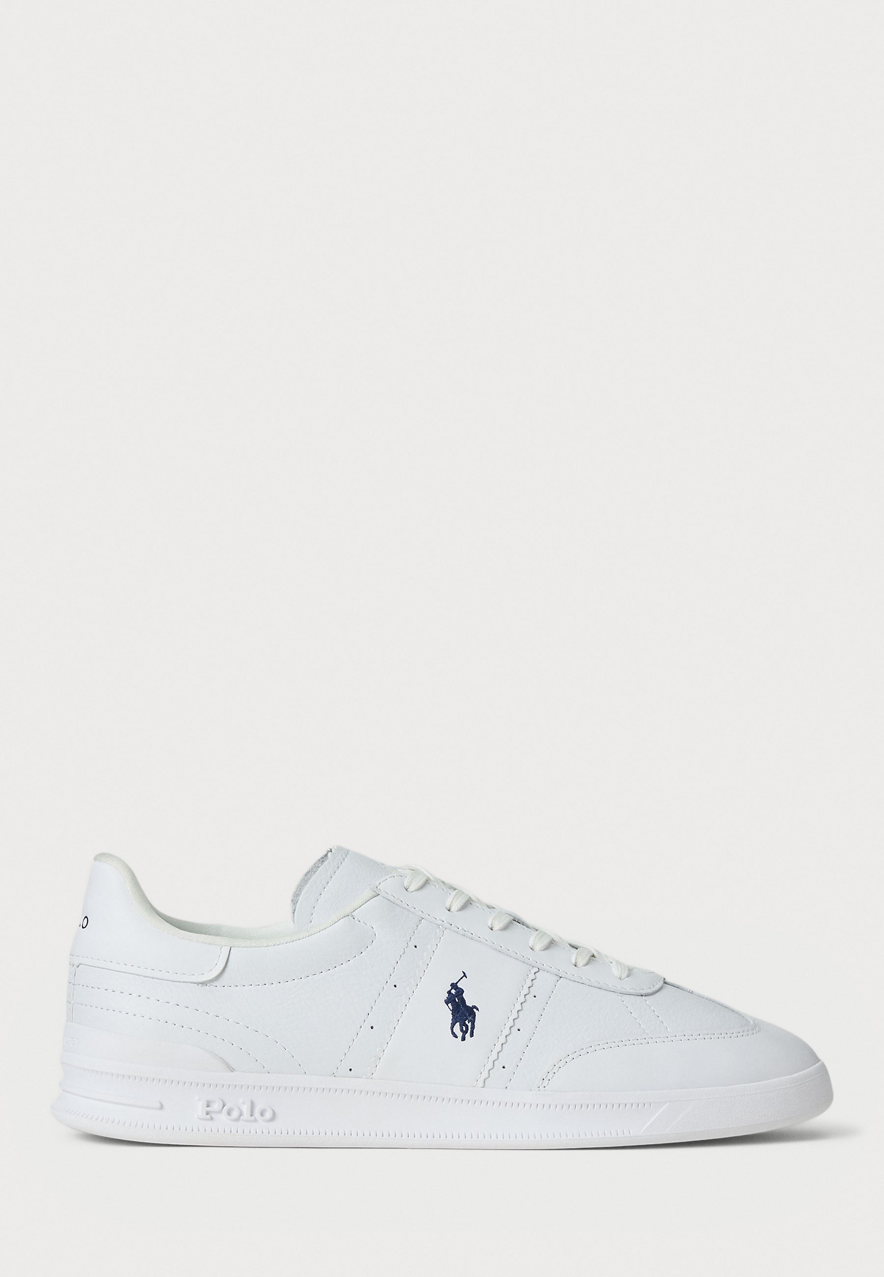 Polo Ralph Lauren HERITAGE AERA LEDER-SNEAKER - Sneaker - weiß/marineblau