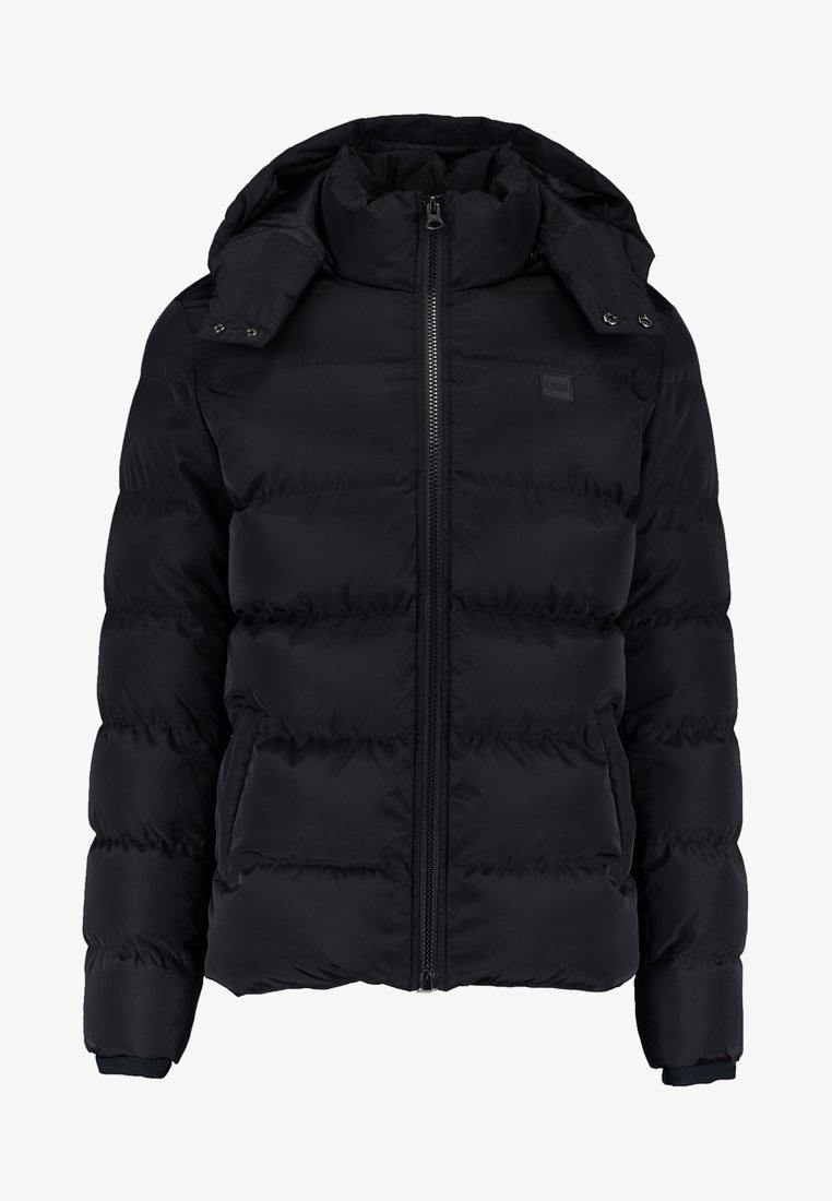 Urban Classics HOODED PUFFER žieminė striukė - juoda