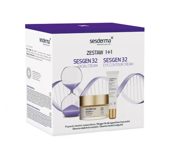 Sesderma Sesgen32 zestaw kosmetyków do pielęgnacji twarzy krem 50 ml   krem pod oczy 15 ml