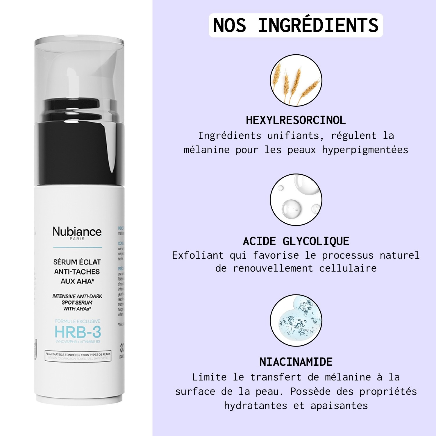 Nubiance Sérum anti-taches HRB-3