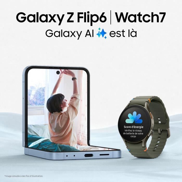 Samsung Watch7 44mm Smartwatch, Khaki Groen, Bluetooth