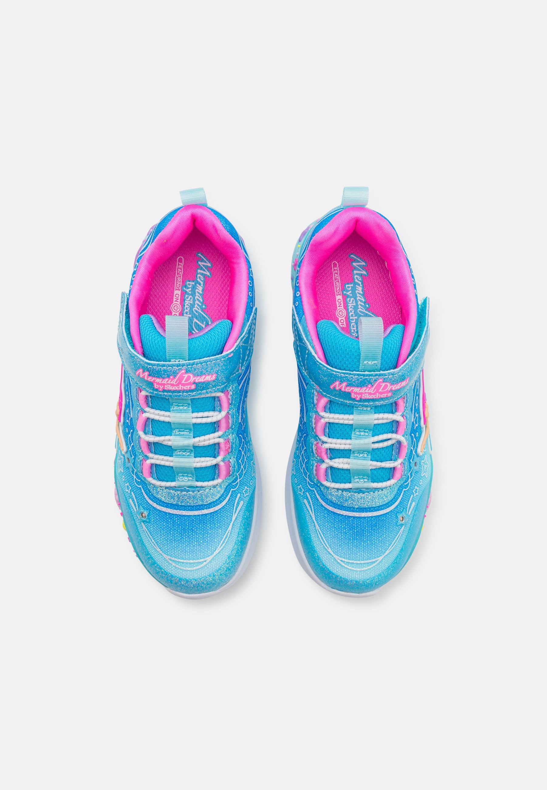 Skechers MERMAID DREAMS - Scarpe da ginnastica - blu glitterato/multicolore