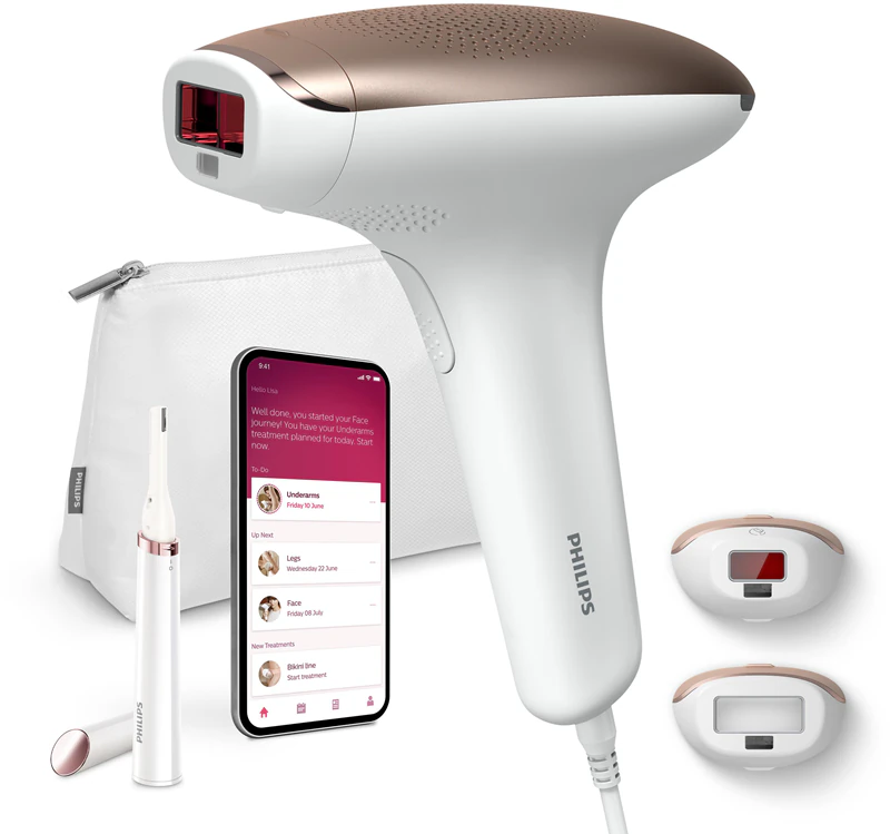 Philips Lumea IPL 7000 BRI921/00 IPL epilátor na telo, tvár, oblasť bikín a podpazušie + detailný zastrihávač