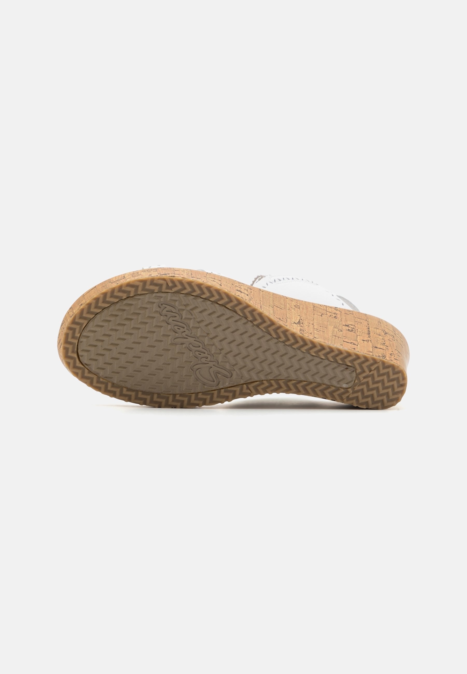 Sandales compensées Skechers - blanches